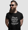 Unisex Premium T-Shirt - "Pause machen ist auch eine Form von Engagement"