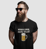 Unisex Premium T-Shirt - "Weniga Sorgn mehr Maß"