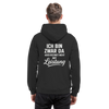 Basic Unisex Hoodie - "Ich zwar da aber rechnet nicht mit Leistung" (Back Print)
