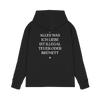 Premium Unisex Hoodie - "Alles was ich liebe ist illegal teuer oder brünett"