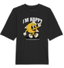 Organic Oversize Shirt - "I´m Happy"