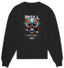 Colorful Skull Hoodie - Organic Oversize Sweatshirt