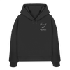 Verwirrt seit Weißwein - Womens Organic Boxcut Hoodie