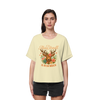 Womens Organic Rolled Sleeves T-Shirt - "Mein Dirndl is in da Wäsch"